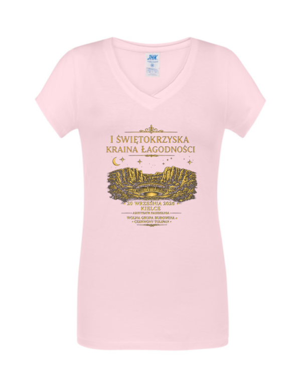 oficjalna damska koszulka festiwalowa – i Świętokrzyska kraina Łagodności 🎶