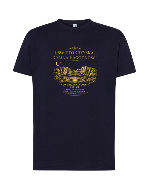 oficjalna męska koszulka festiwalowa – i Świętokrzyska kraina Łagodności 🎶